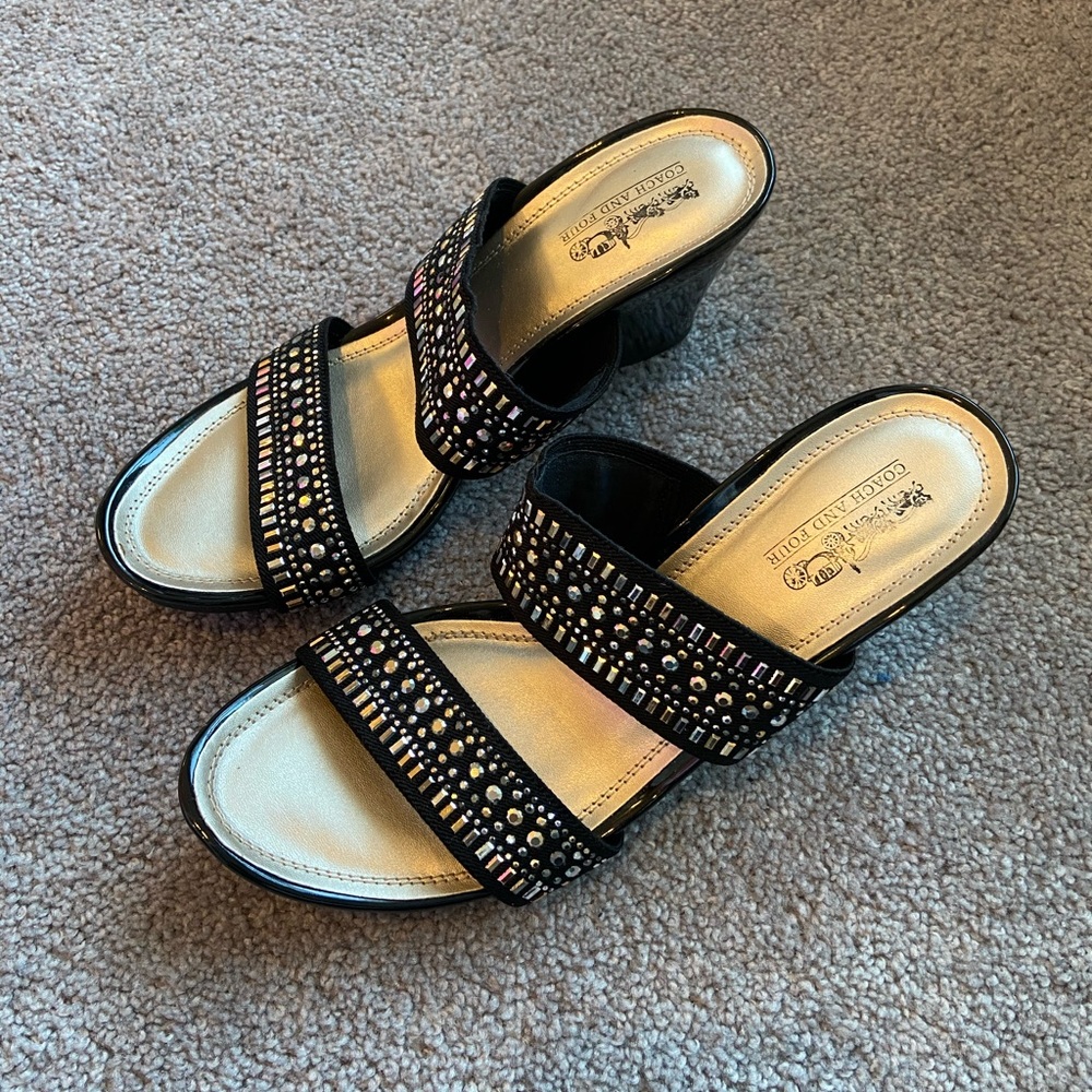 Studded Wedges. Size 8. Brand new!